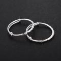 【Beiver Jewelry Store  】Ethlyn 2pcs/lot Adjustable Silver Color Baby Bangles Bracelets Jewelry Best Gift for Girls Kids. 