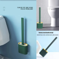 1Pcs- New Silicone Toilet Cleaning Brush And Holder Set. 