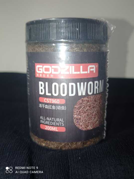 Godzilla%20Dried%20Red%20Blood%20Worms%20Guppy%20Goldfish%20Tropical%20Small%20Fish%20200ml%20/%20Godzilla%20BLOODWORM%20(LARVA)%20-%20Image%207