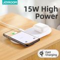 Joyroom 15w 2 in 1 Fast Wireless Charger Dock Station Fast Charging For iPhone 11 11 Pro XR XS Max 8 for Apple For AirPods Pro.