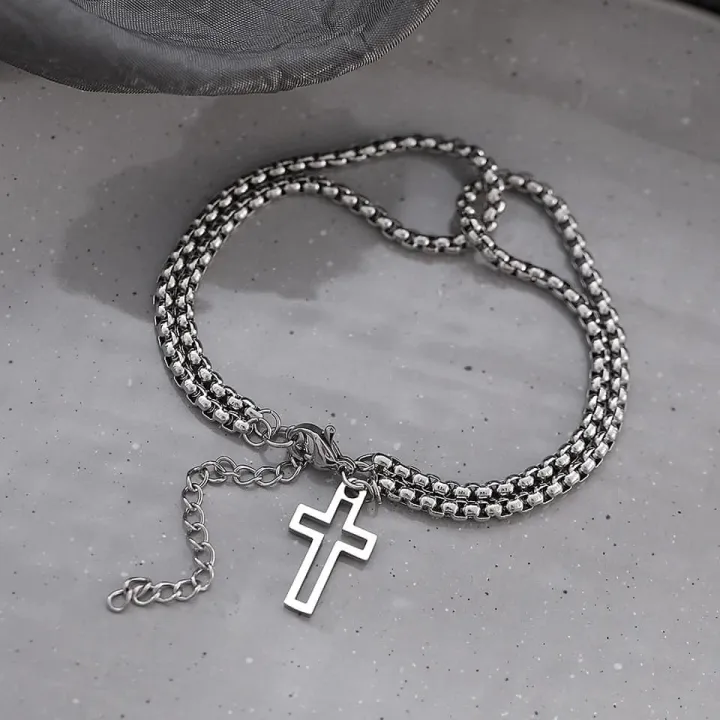 Unique%20Fashion%20Box%20Chain%20Bracelet%20For%20Boy%20-%20Image%203