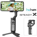 Hohem ISteady X2 3-Axis Handheld Stabilizing Gimbal High performance composite Support Face Tracking Dual BT stand to 280g. 