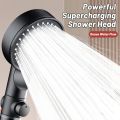 5 Modes Adjustable Shower Head with Filter Cartridge Water Massage High Pressure Handheld Shower Bathroom Accessories.