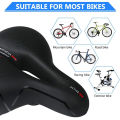MTB Bike Seat BigSaddle Bicycle Saddle Mountain Bike Seat Bicycle Seat Cover Foam Seat Cushion. 