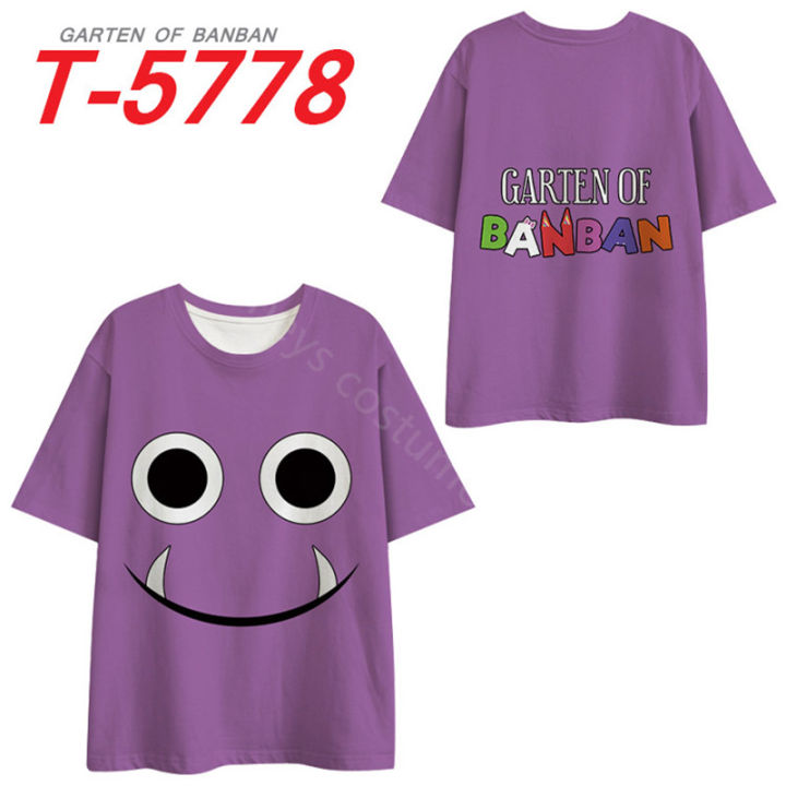 Garten of banban Game Kid T-shirt Summer Children Cartoon T-shirts Funny Boys Girls Clothing Baby Clothes Sweatshirt Role Play