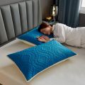 Pure Color Waterproof Antibacterial Oil-proof Anti-mite Pillow Protector Hygroscopic Breathable Mattress Protect Pillowcase. 