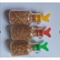 Glitter 3 Pieces bottles for Crafting- Golden Colour.