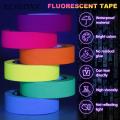 Neon Gaffer Tape Black Light Reactive Fluorescent UV Black Light Tape. 