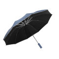Fully automatic reverse umbrella car LED light reflective strip folding umbrella flashlight umbrella advertising umbrella. 