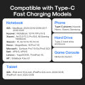 Joyroom S-UC027A12 USB To Type-C 3A Data Cable - 1.2m - Black.