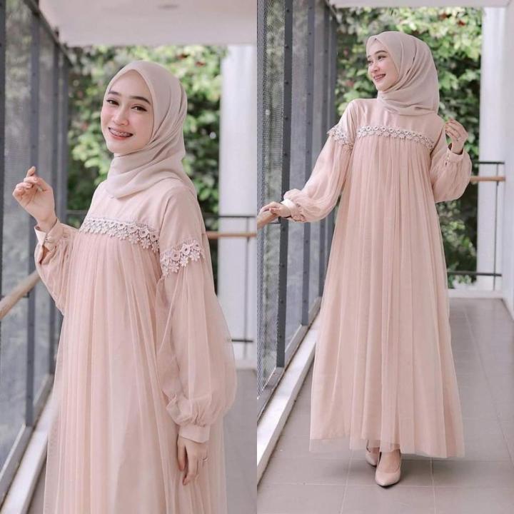 New design Stylish Pink Color Hijab Gown Borka Malai Georgette and soft net Fabric For Women