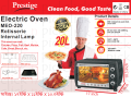 Electric Toaster Oven Prestige 20L. 