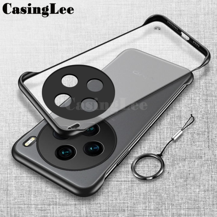 For Vivo X100 case Ultra Thin Frameless Case Matte Heat Ring Cover for Vivo X100 Back Cover Phone Cases