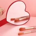 Eyelash Extension Handheld Makeup Mirror Heart Shape Makeup Vanity Mirror with Handle Hand Mirror SPA Salon Compact Mirrors. 