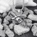 Titanium Steel Necklace Men's Trendy Light Luxury Original Geometric Diamond Pendant ins Cool Style Simple Jewelry Female Chain.