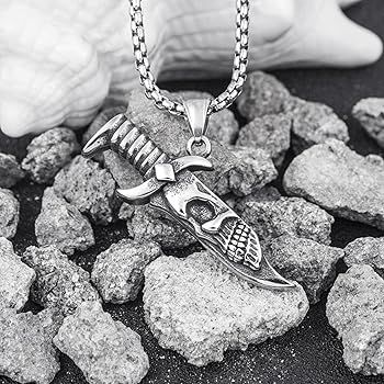 Titanium Steel Necklace Men's Trendy Light Luxury Original Geometric Diamond Pendant ins Cool Style Simple Jewelry Female Chain
