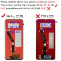For Huawei Y6 Pro 2019 LCD Display Touch Panel For Huawei Y6 2019 / Y6 Prime 2019 LCD Screen Digitizer Assembly 6.09 inch Replacement Spare Repair Parts. 
