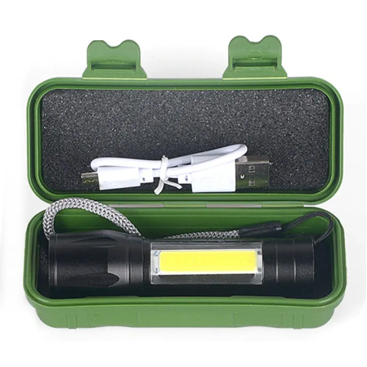 TechLimb%20Rechargeable%20LED%20Zoom%20Flashlight%20XPE+COB%20Torch%20Light%20with%20Telescopic%20Zoom%20%7C%204%20Modes%20USB%20Charging%20Powerful%20Pocket%20Mini%20Torch%20for%20Home,%20Camping,%20Outdoor%20&%20Emergency%20%7C%20High%20Power%20Aluminum%20Alloy%20Water%20Resistant%20Shockproof%20Portable%20Handheld%20Light%20-%20Image%202
