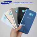 Samsung Galaxy S7 EDGE's Back Shell Glass Door Back Panel Housing Replacement Repair Parts. 