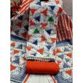 Latest Collection Screen Print Cotton Salwar Kameez For Women - Perfect for Casual and Party Attire Shalwar Kameez.
