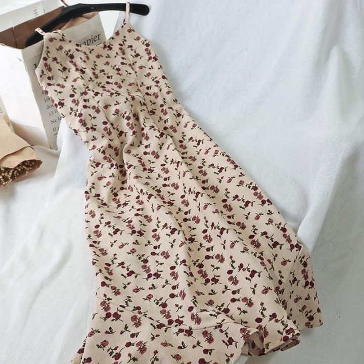 Sleeveless%20Dress%20Women%20Print%20Floral%20Spaghetti%20Strap%20Elastic%20Corduroy%20Sweet%20Students%20Beach%20Dresses%20High%20Street%20Style%20Simple%20Chic%20-%20Image%206