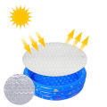 Circular PVC solar pool insulation, sun protection, and waterproof cover plate. 