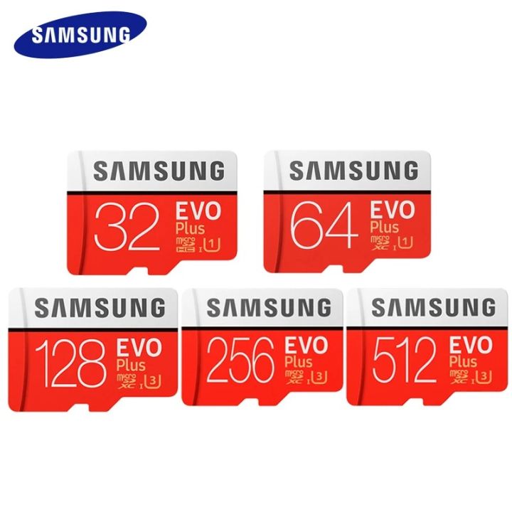 100%Original Product+FREE Shipping+COD SAMSUNG Memory Card Micro SD Card 256GB 32G 64GB Microsd 8GB 16GB 128GB 512G SDHC SDXC Grade EVO+ C10 UHS TF SD Cards