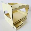 1:12 Dollhouse Double Bed for Building Fairy Garden Sand Table.
