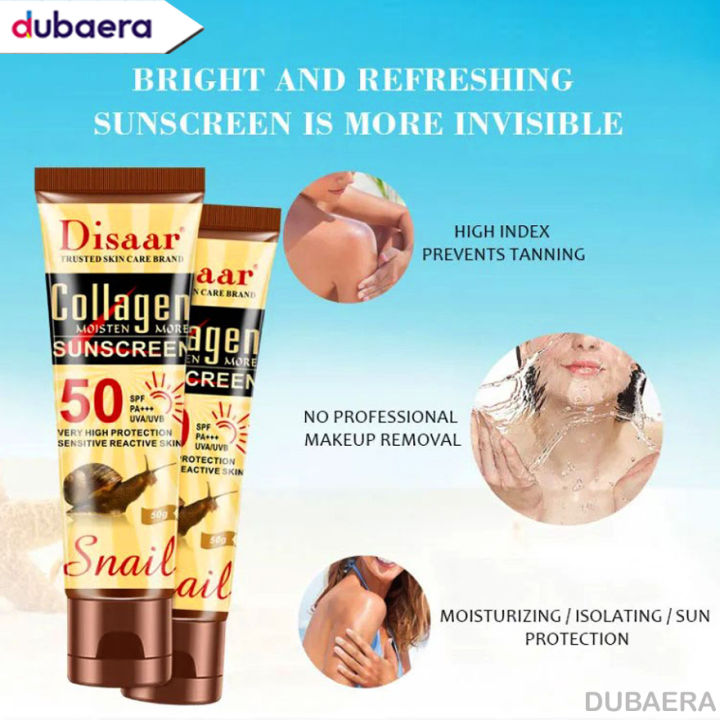 Disaar%20Snail%20Collagen%20Sunscreen%20Cream%2050%20gm%20-%20Image%202