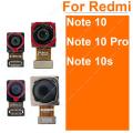 Front Back Big Camera For Xiaomi Redmi Note 10 Note 10S Note 10 Pro Front Samll Facing Rear Camera Flex Cable Phone Repair Parts. 