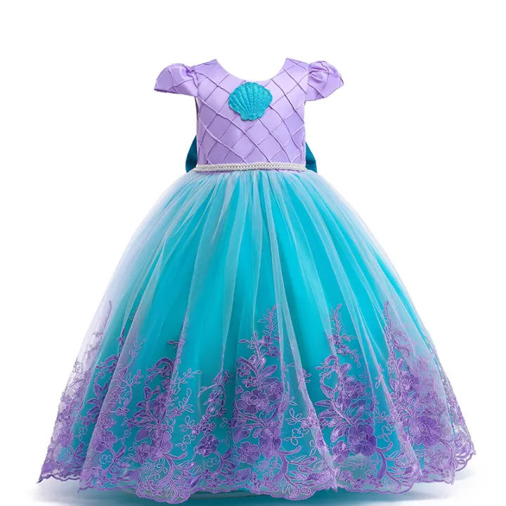 Disney%20Mermaid%20Ball%20Gown%20Costume%20For%20Girl%20LED%20Light%20Up%20Ariel%20Cosplay%20Dress%20Children%20Fancy%20Birthday%20Party%20Princess%20Dress%20Luxury%20-%20Image%205