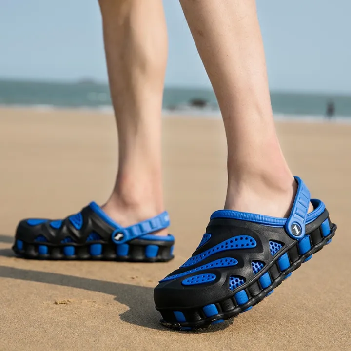 2021%20Summer%20Green%20Men%20Clogs%20Sandals%20Big%20Size%2046%20Hollow%20Beach%20Men's%20Garden%20Shoes%20Comfort%20Lightweight%20Flip%20Flops%20For%20Men%20sandalia%20-%20Image%208