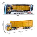 Semi-trailer Heavy-duty Truck Eneering Dump Truck Transrtation Container Truck Oil Tanker Boy Model Vehicle Toy Model Car. 