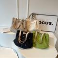 Embroidered Tote Bag Durable Portable Canvas Shoulder Bag Large Capacity Fashion Storage Bag for Casual Grocery Shopping Book Carrying Women Accessory Pouch. 