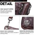 Royal Bagger Long Wallet for Men Cow Leather Fashion RFID Clutch Bags Zipper Coin Purse Business High Capacity Multi-Card Card Holder. 