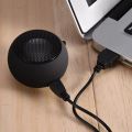 Mini Portable Travel Loud Speaker with 3.5mm Audio Cable Low Voltage Built-in Battery Retractable Speaker for IPod. 