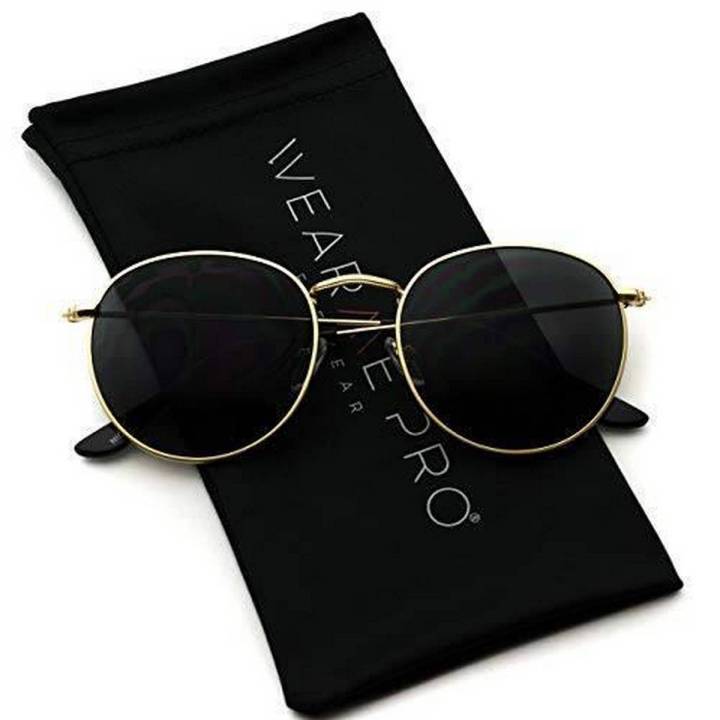 Retro Round Metal Hippie Sunglasses