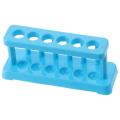18mm Hole Diameter Plastic Test Tube Rack Durable Blue Plastic Centrifuge Tube Holder 6 Hole Lab Tube Stand Scientific Experiments. 
