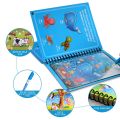 Children Magical Book Water Drawing Montessori Toys Reusable Coloring Book Magic Water Drawing Book Sensory Early Education Toys.