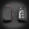 Carbon fiber car keycase suitable for Toyota Toyota Yaris. 