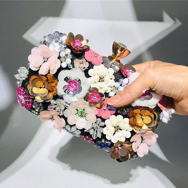 3D%20Beaded%20Flower%20Evening%20Bag,%20Elegant%20Box%20Clutch%20Purse,%20Women's%20Wedding%20Handbags%20For%20Party%20Prom%20-%20Image%203