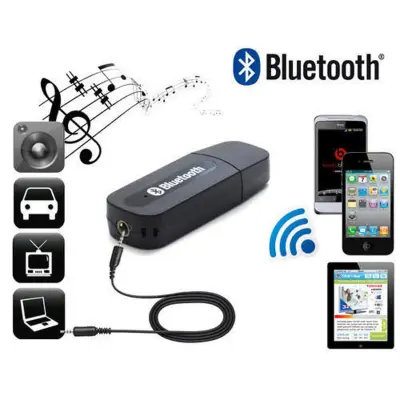 Wireless Music Receiver Wireless Music Car Bluetooth Receiver Car Bluetooth Wireless Bluetooth 5.0 Adapter 3.5mm Jack For Car Music Audio Aux A2dp Headphone Reciever Handsfree Wireless Receiver