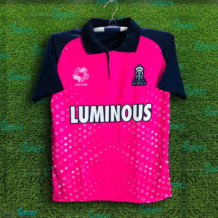 Rajasthan Royals Shor Sleeve Collar Polo IPL Jersey For Men - IPL Polo Jersey - Rajasthan Jersey 2026/27