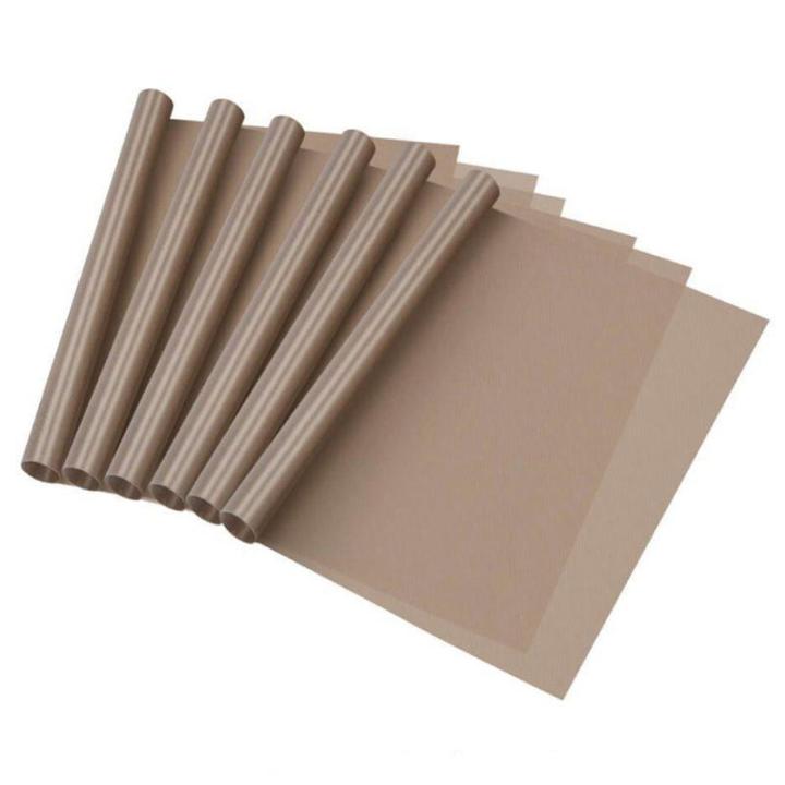 6Pcs%20Teflon%20Sheet%2040X60Cm%20Reusable%20Resistant%20Baking%20Mat%20Oil-Proof%20Paper%20Baking%20Oven%20Tool%20Non-Stick%20For%20Bbq%20-%20Image%203