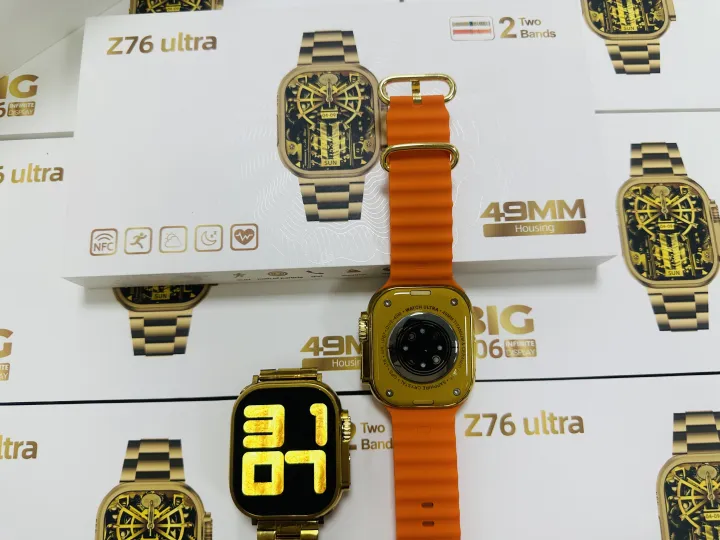 Z76%20Ultra%20SmartWatch%20NFC%2049mm%20Men%20Ladies%20Smart%20Sports%20Watch%20Bluetooth%20Call%20Waterproof%20Wireless%20Charging%20HD%20Screen%20-%20Image%205