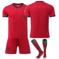 2024 ortugal Jersey Cup onaldo o.7 ome and Away Felli Football raining hes Adult suit. 