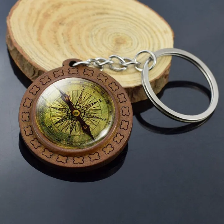 Vintage%20Jewelry%20Nautical%20Compass%20Wooden%20Keychain%20Glass%20Cabochon%20Mariner's%20Compass%20Photo%20Keyring%20for%20Sailing%20Boating%20Key%20Chain%20-%20Image%203