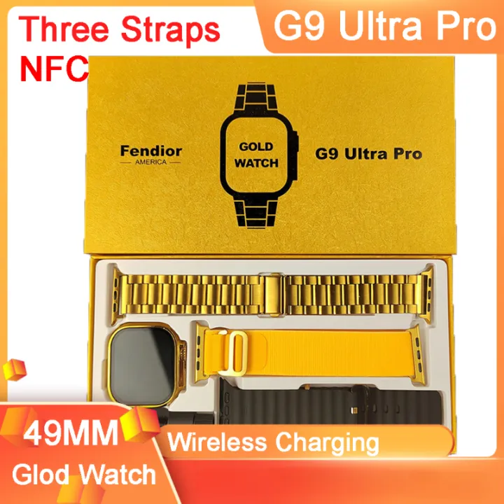 New%20G9%20Ultra%20Pro%20Gold%20Smart%20Watch%20Ultra%20Series%208%20NFC%20Bluetooth%20Call%20Men%20Smartwatch%202023%20Watch%20Ultra%20Wireless%20Charging%20for%20ios%20Android%20-%20Image%202
