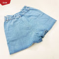 Teen Girl’s Mid Rise Casual Solid Denim Shorts From Levin. 