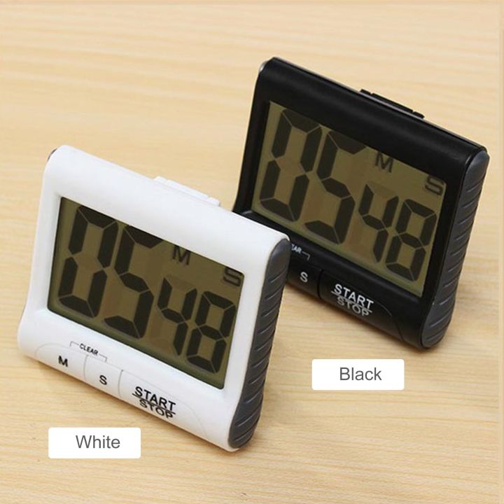 Digital Kitchen Timer with Strong Magnet Back Stand Hanging Hole Loud Alarm